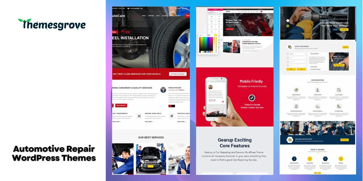 Best Automotive Repair WordPress Themes