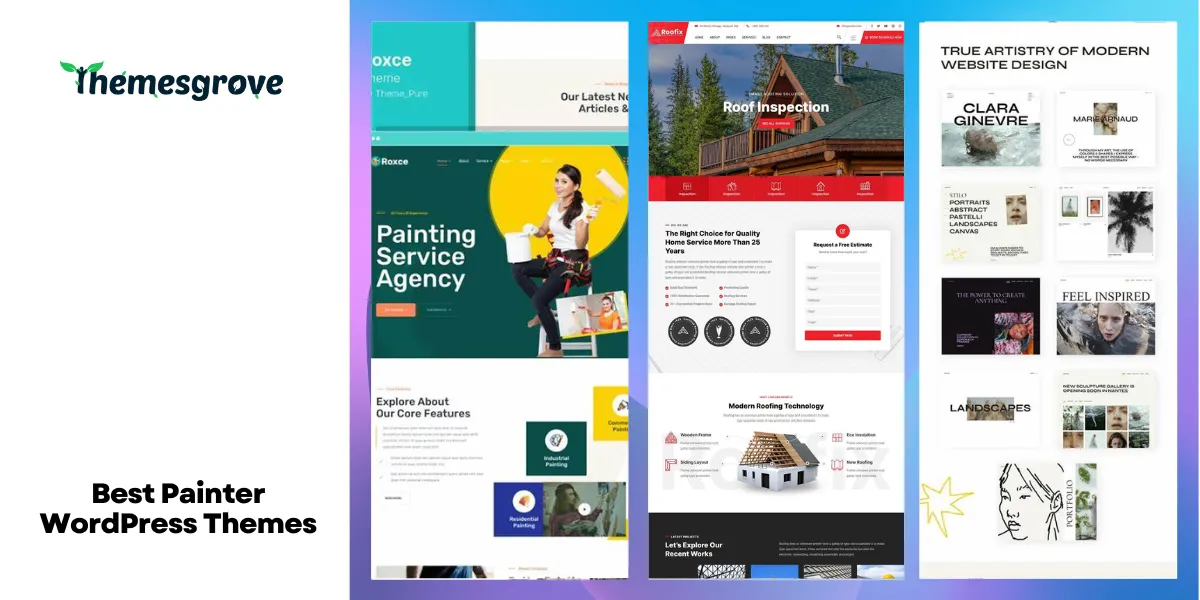 Best Painter WordPress Themes