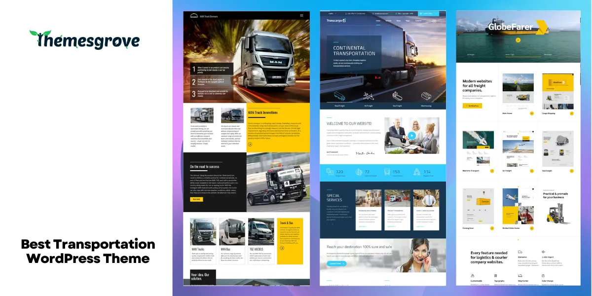 Best Transportation WordPress Theme
