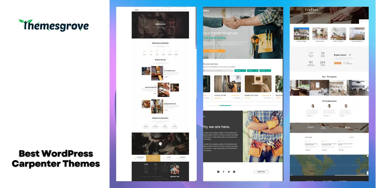 Best WordPress Carpenter Themes