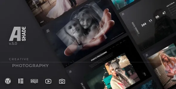 15 Best WordPress Photography Themes of 2023 01 Ashade. Large Preview