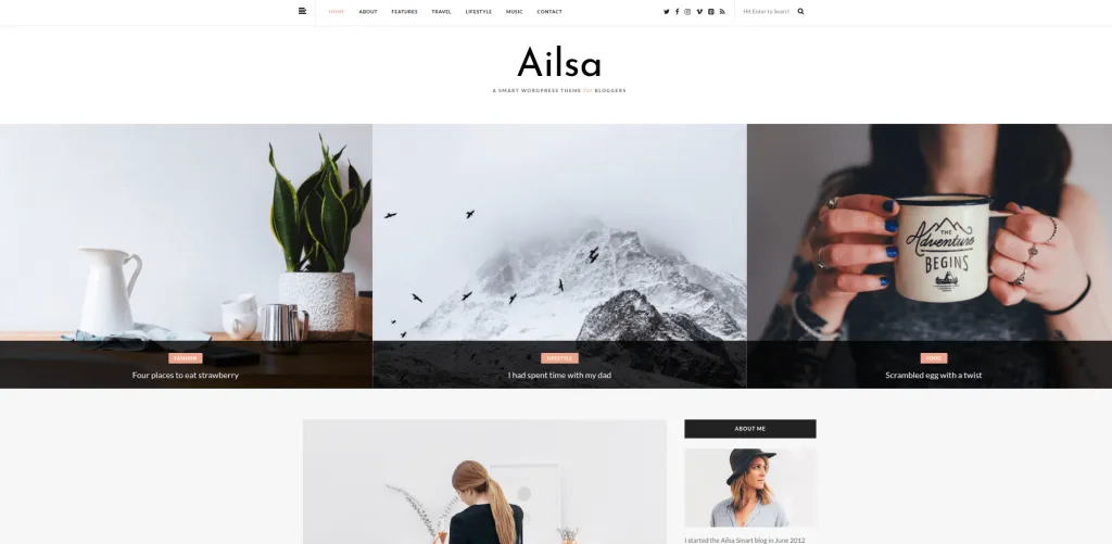 10 Best WordPress Journalist Themes to Upgrade Your Journalism Site! Ailsa WordPress Theme