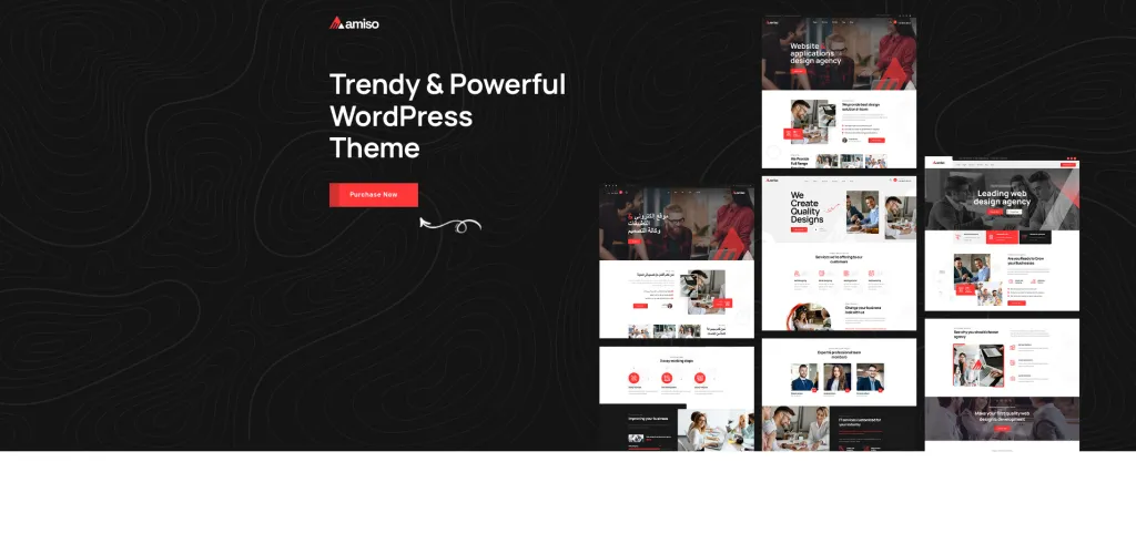 10 Web Design Agency WordPress Themes Amiso Wp Theme