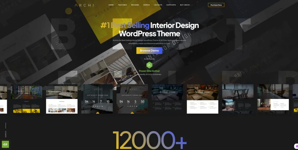 The Definitive List of 10 Best Personal Branding WordPress Themes You Need! Archi WP Theme