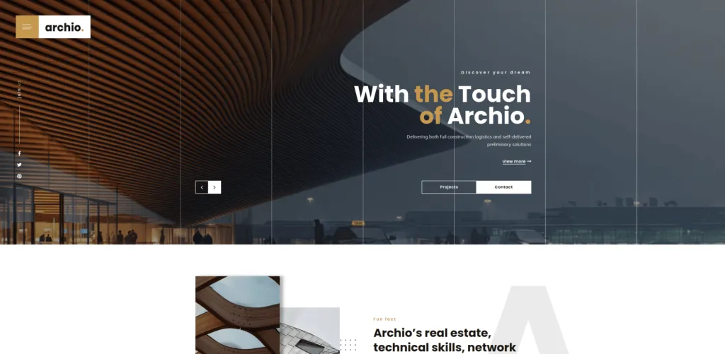 Don't Miss Out! The Best WordPress Interior Design Themes of the Year Revealed! Archio wp theme