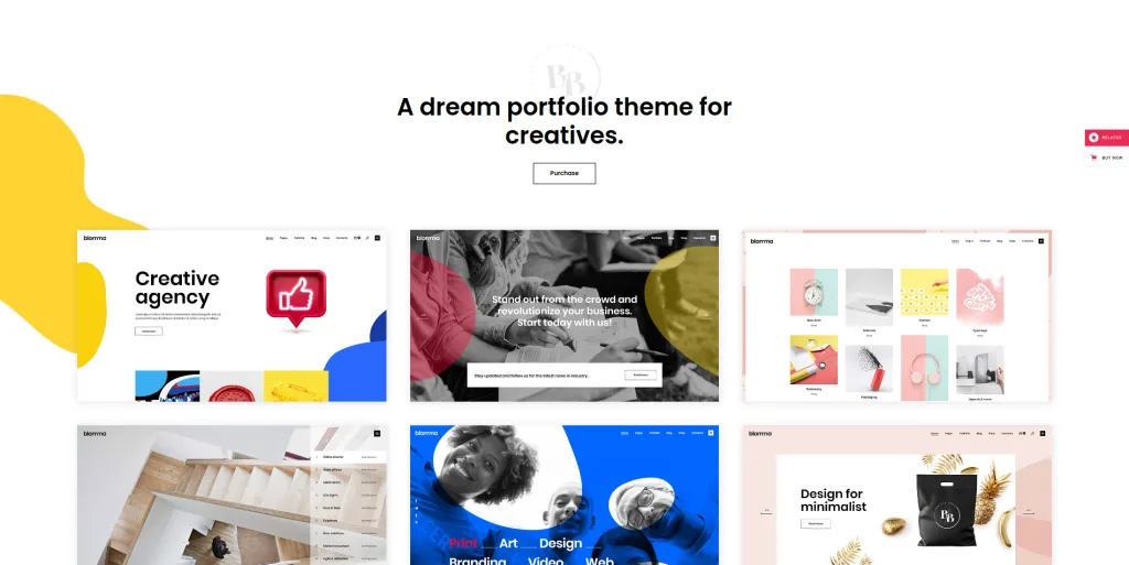 10 Best Graphic Design WordPress Themes Blomma Theme