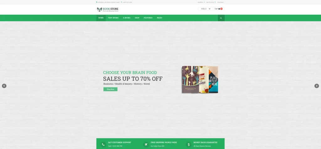 10 Best Bookstore WordPress Themes Book Store WordPress Theme