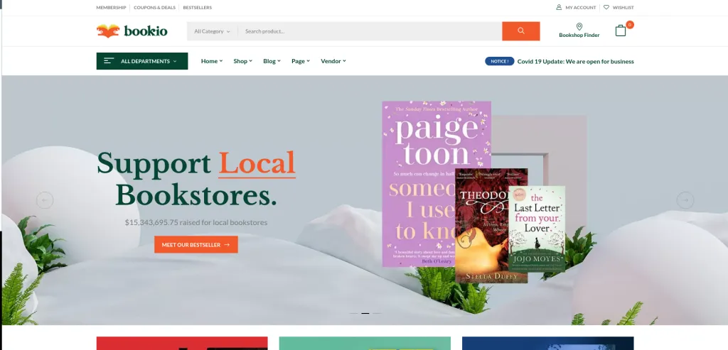 10 Best Bookstore WordPress Themes Bookio Theme
