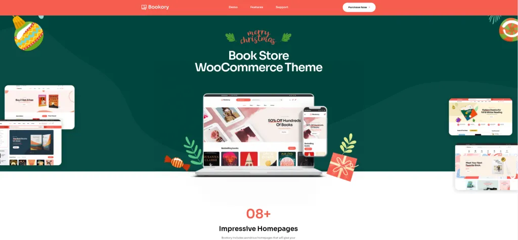10 Best Bookstore WordPress Themes Bookory Bookstore WP Theme