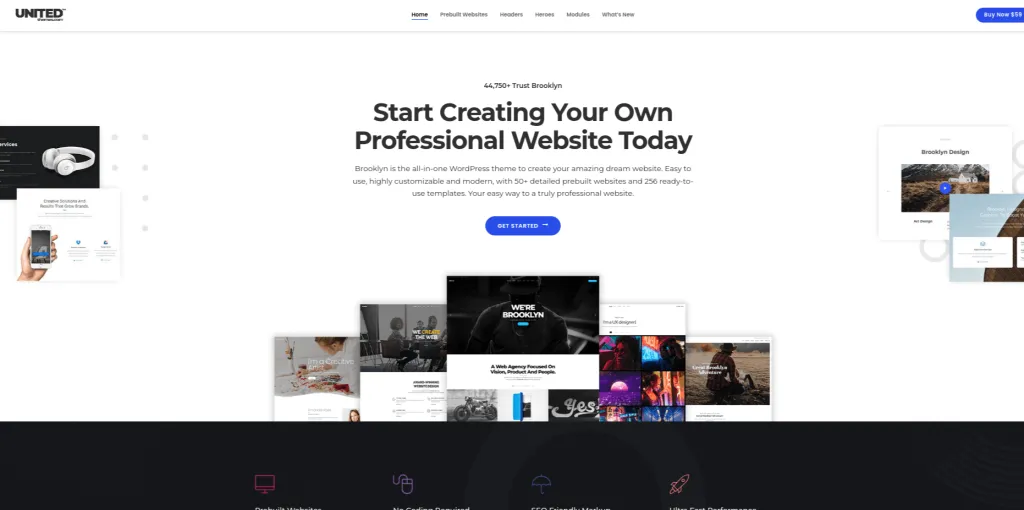 The Definitive List of 10 Best Personal Branding WordPress Themes You Need! Brooklyn WordPress Theme