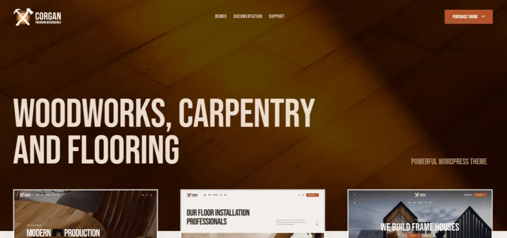 Crafting Success: 8 Best WordPress Carpenter Themes Corgan