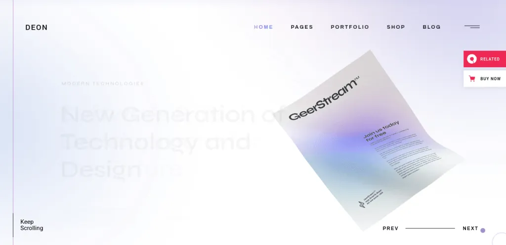 Deon WP Theme