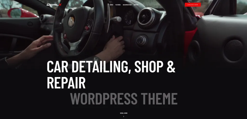 12 Best Car Dealership WordPress Themes DetailX wp theme