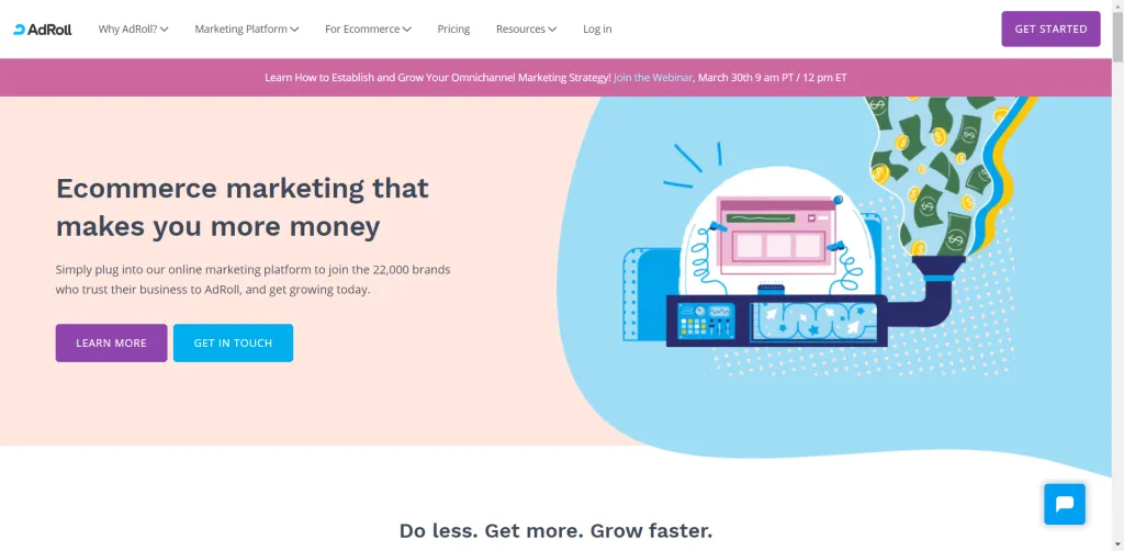 10 Best Marketing Automation Tools for Small Businesses Digital Marketing Growth Marketing Platform AdRoll 1024x502