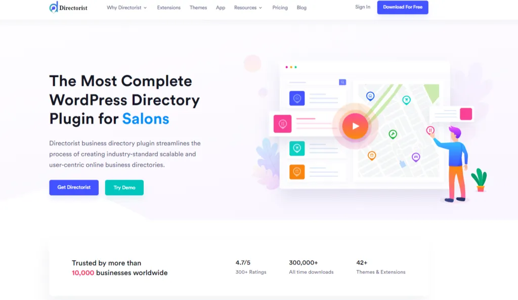 Directorist Review- The Most Complete WordPress Directory Plugin in Directory Niche Directorist Best WordPress Directory Plugin In The Market 1 1024x594