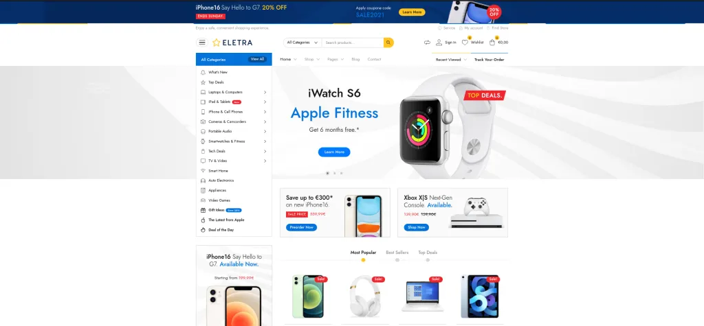10 Best Amazon Affiliate WordPress Themes Electra WordPress Theme