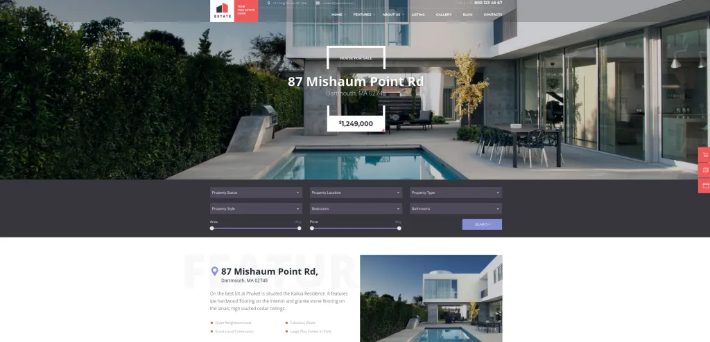 8 Best Property Rental WordPress Themes Estate Property Rental WordPress Themes