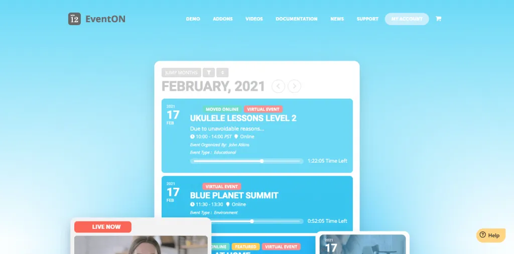 8 Best WordPress Event Calendar Plugins EventON 1024x506