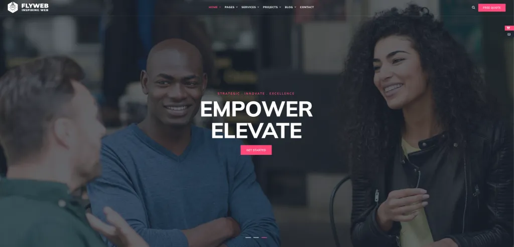 10 Web Design Agency WordPress Themes Flyweb Web Design Agency WordPress Theme