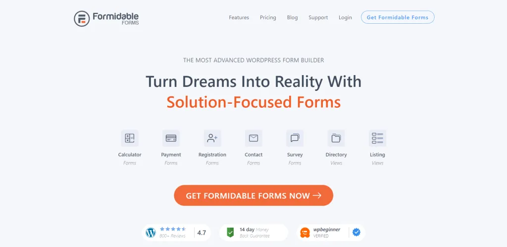 7 Best WordPress Contact Form Plugin of 2023 Formidable Forms The Most Advanced WordPress Forms Plugin 1024x500
