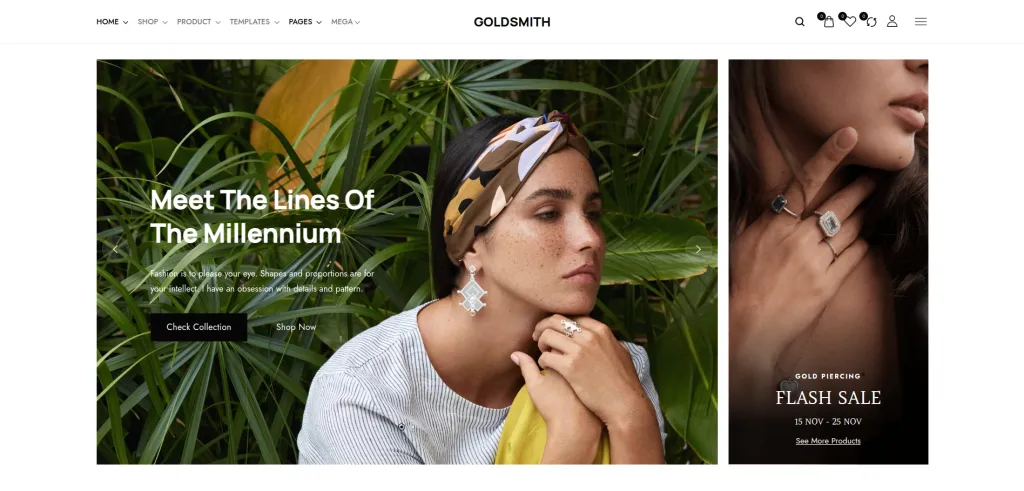 GoldSmith WordPress Jewelry Themes