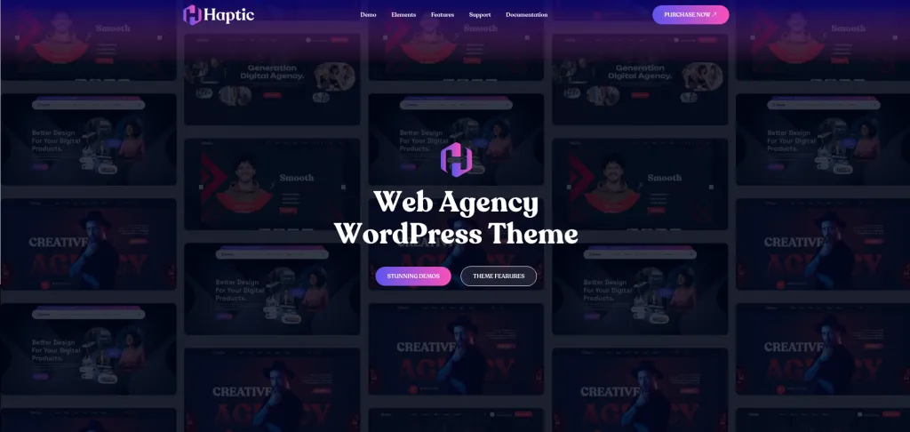 10 Web Design Agency WordPress Themes Haptic Web Design WordPress Theme
