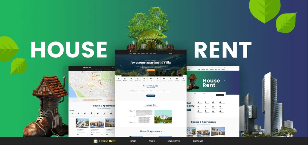8 Best Property Rental WordPress Themes HouseRent Wp Theme