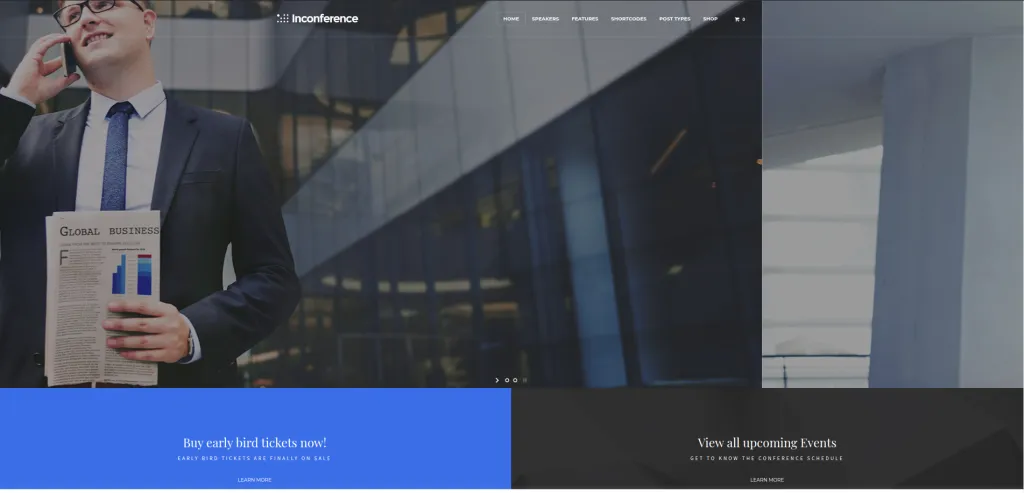 10 Best Calendar Wordpress Themes In Conference WordPress Theme