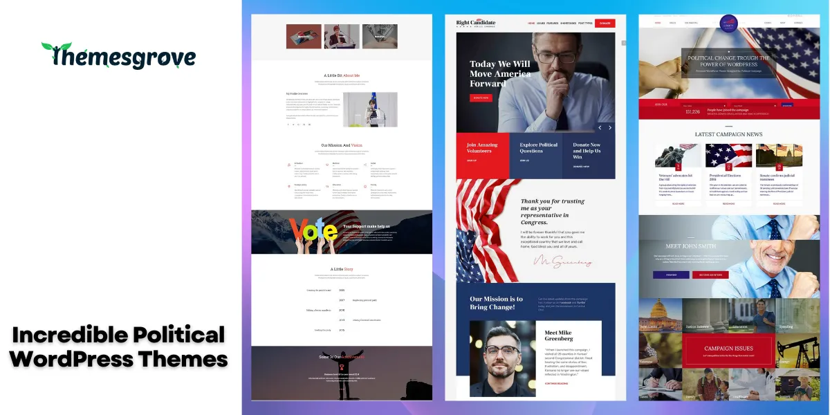 Incredible Political WordPress Themes