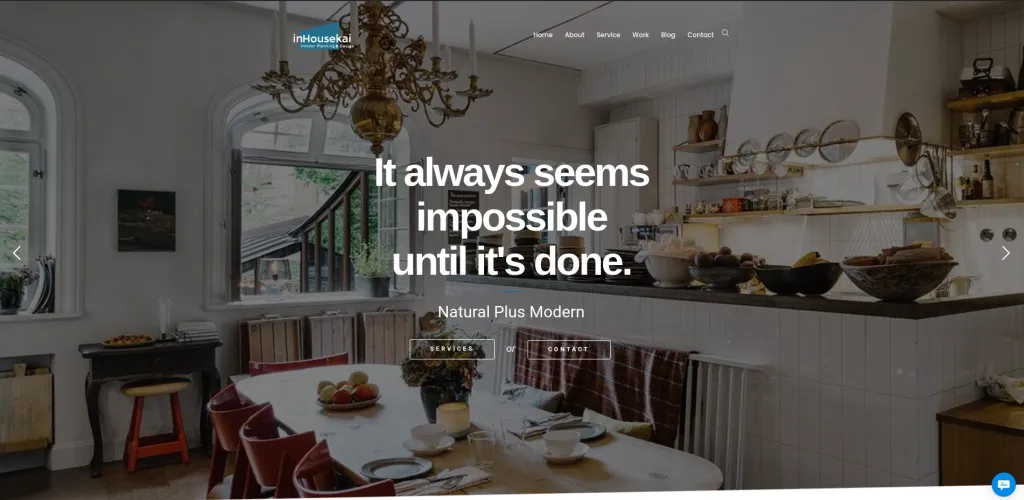 Don't Miss Out! The Best WordPress Interior Design Themes of the Year Revealed! Inhousekai WP Interior Theme
