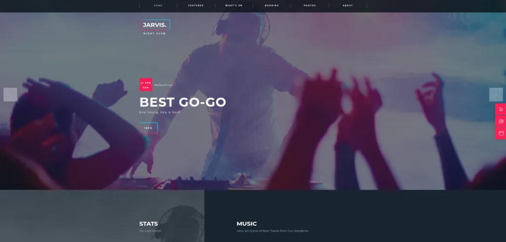10 Best Festivals WordPress Themes Jarvis WordPress Theme