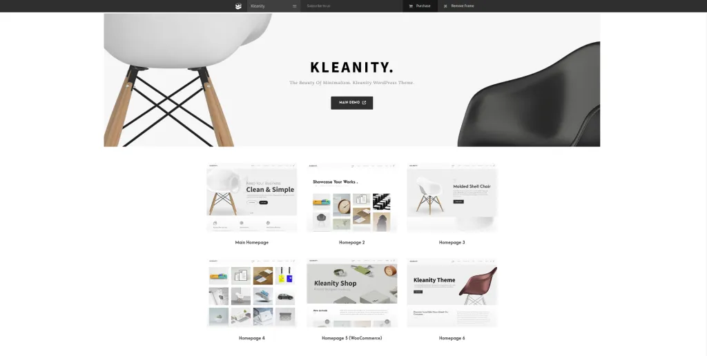 10 Best Graphic Design WordPress Themes Kleanity WordPress Theme
