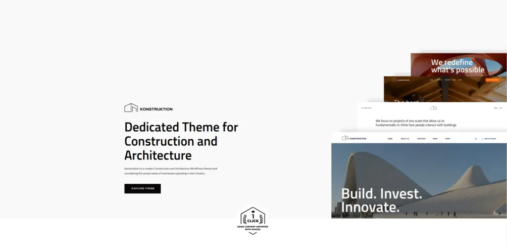 Discover the Best WordPress Construction Company Themes for a Stunning Website Konstruktion WordPress Theme