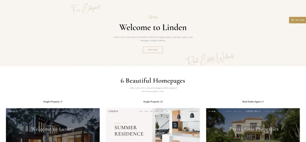 10 Best Property Management WordPress Themes Linden Property Management