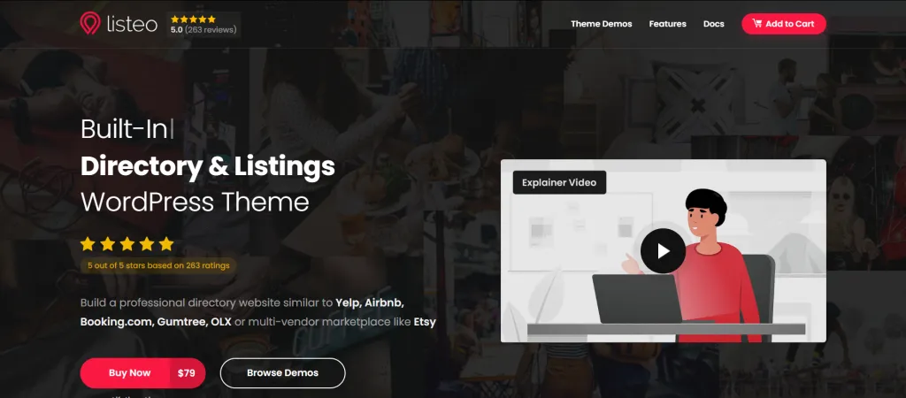 Listeo Directory Listings With Booking WordPress Theme Preview ThemeForest 1 1024x450