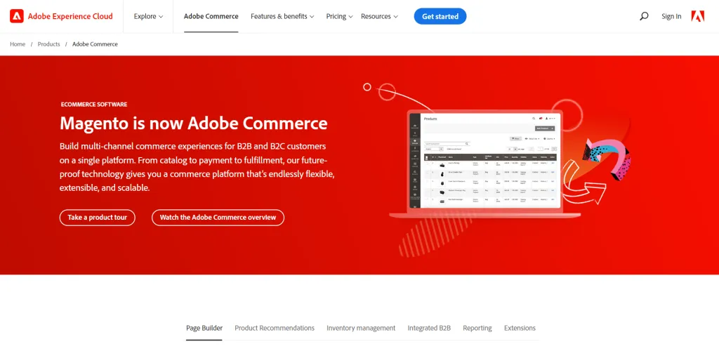WooCommerce Vs Magento: Which One is the Best eCommerce Platform Magento Now Adobe Commerce ECommerce Software 1024x500