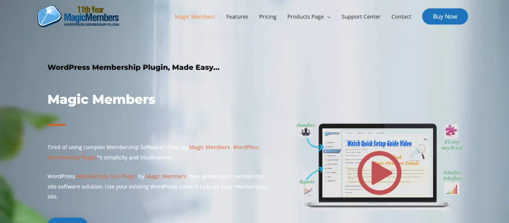 7 Best WordPress Subscription Plugin Magic Members WordPress Membership Plugin 1024x449