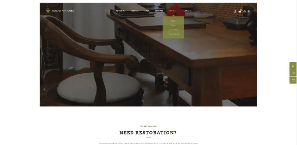 Don't Miss Out! The Best WordPress Interior Design Themes of the Year Revealed! Mendel WordPress Theme