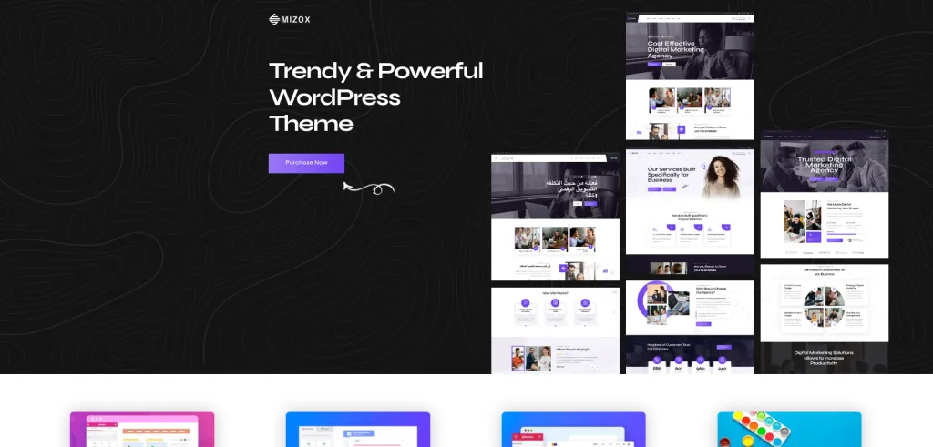 10 Web Design Agency WordPress Themes Mizox Web Design Agency Theme