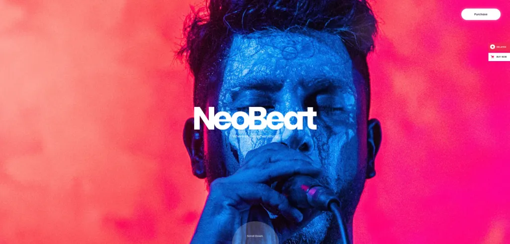 10 Best Festivals WordPress Themes NeoBeat WordPress Theme