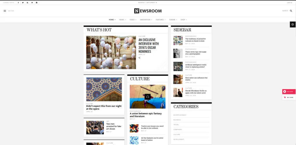 10 Best WordPress Journalist Themes to Upgrade Your Journalism Site! Newsroom Journalist WordPress Theme