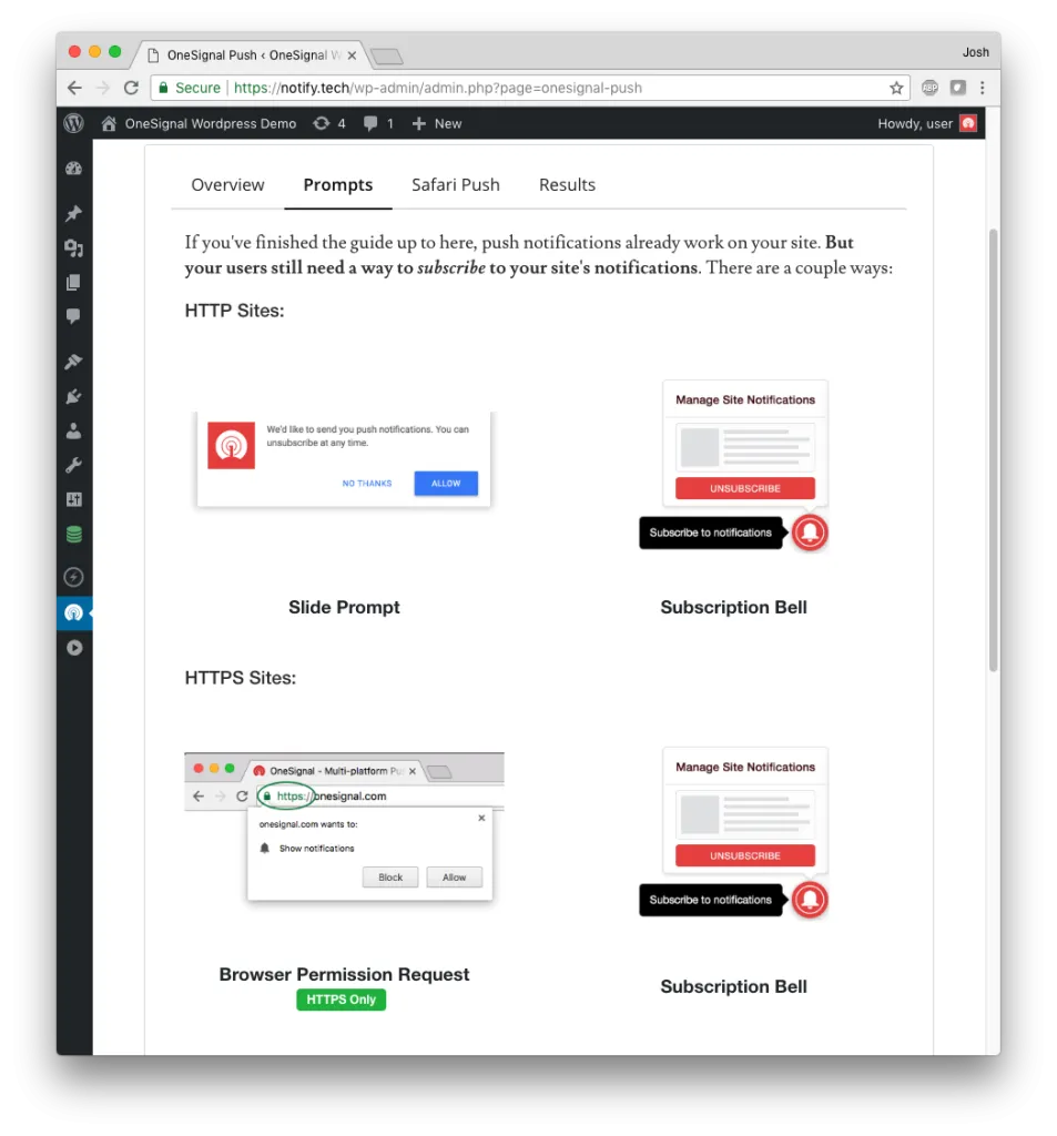 Click, Convert, Conquer: #9 Best Lead Generation Plugins for WooCommerce Onesignal plugin