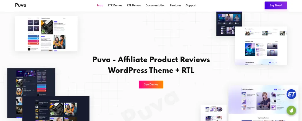 8 Best Product Review WordPress Themes Puva Product Review Themes
