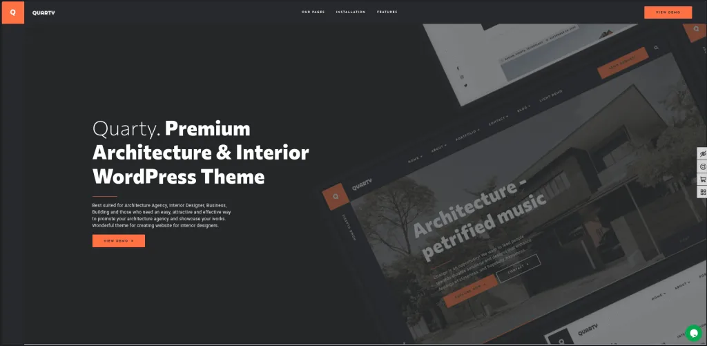 Don't Miss Out! The Best WordPress Interior Design Themes of the Year Revealed! Quarty WordPress Interior Design Themes