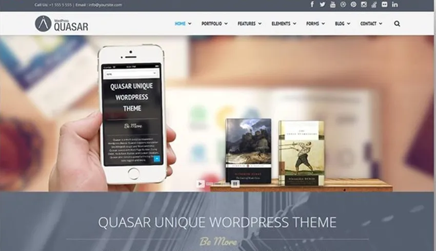 12 Best Animated WordPress Themes Quasar Wp Theme