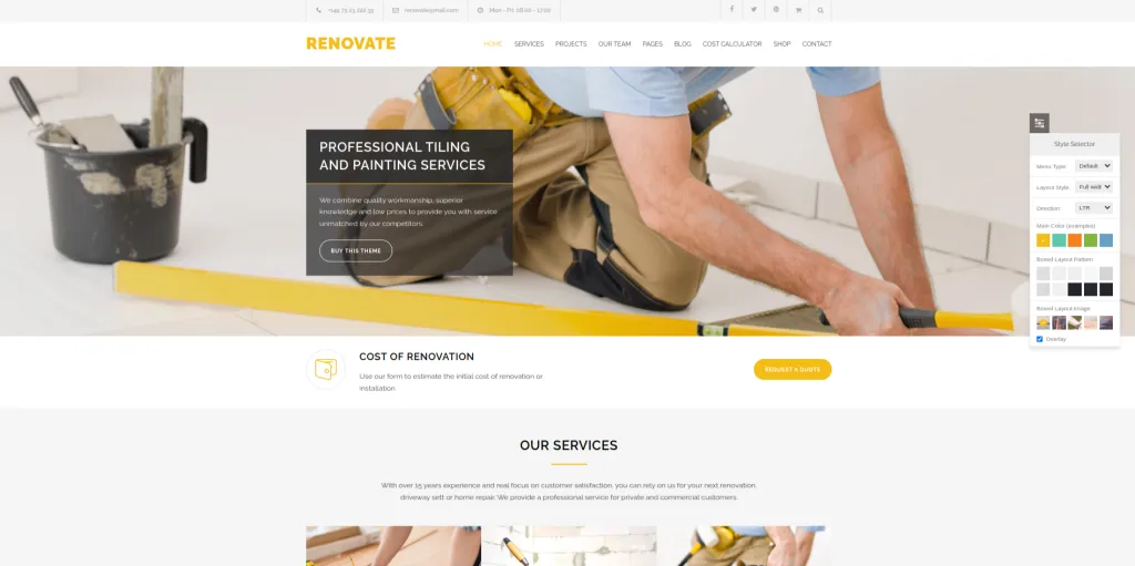 Crafting Success: 8 Best WordPress Carpenter Themes Renovate WP Theme