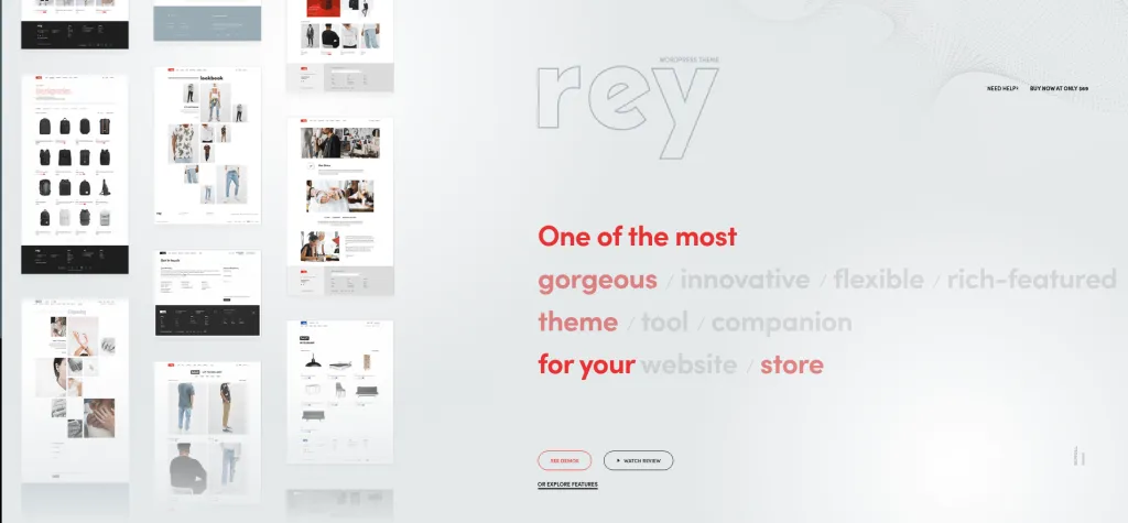 10 Best Fastest eCommerce WordPress Themes Rey ecommerce WordPress Themes