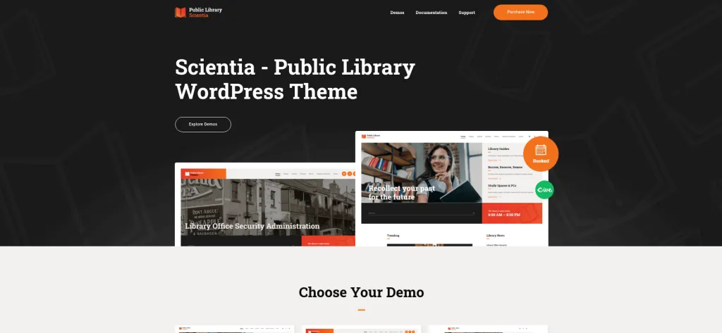 10 Best Bookstore WordPress Themes Scientia Theme