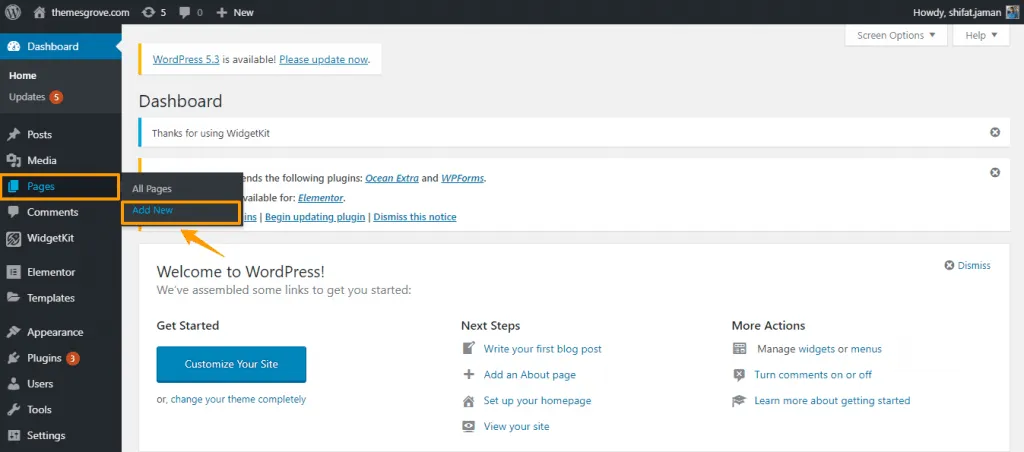 How to Convert PSD to WordPress Using Elementor & WidgetKit Screenshot 64 1024x452