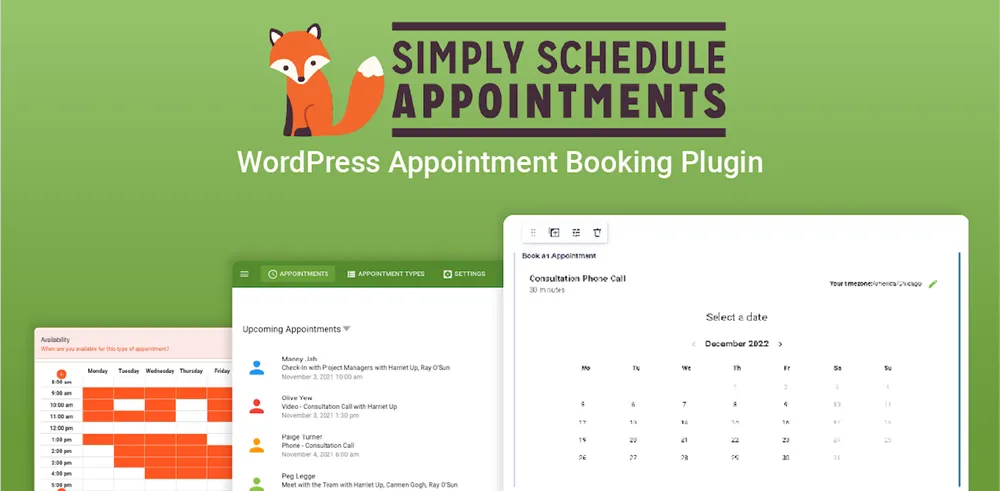 Simply Schedule Appointments Plugin